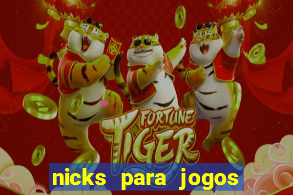 nicks para jogos de tiro